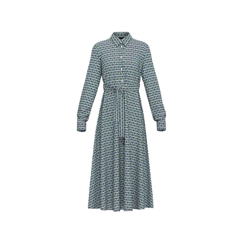 EMME MARELLA Abito midi Abito Donna midi con bottoni Verde - Francavilla Moda